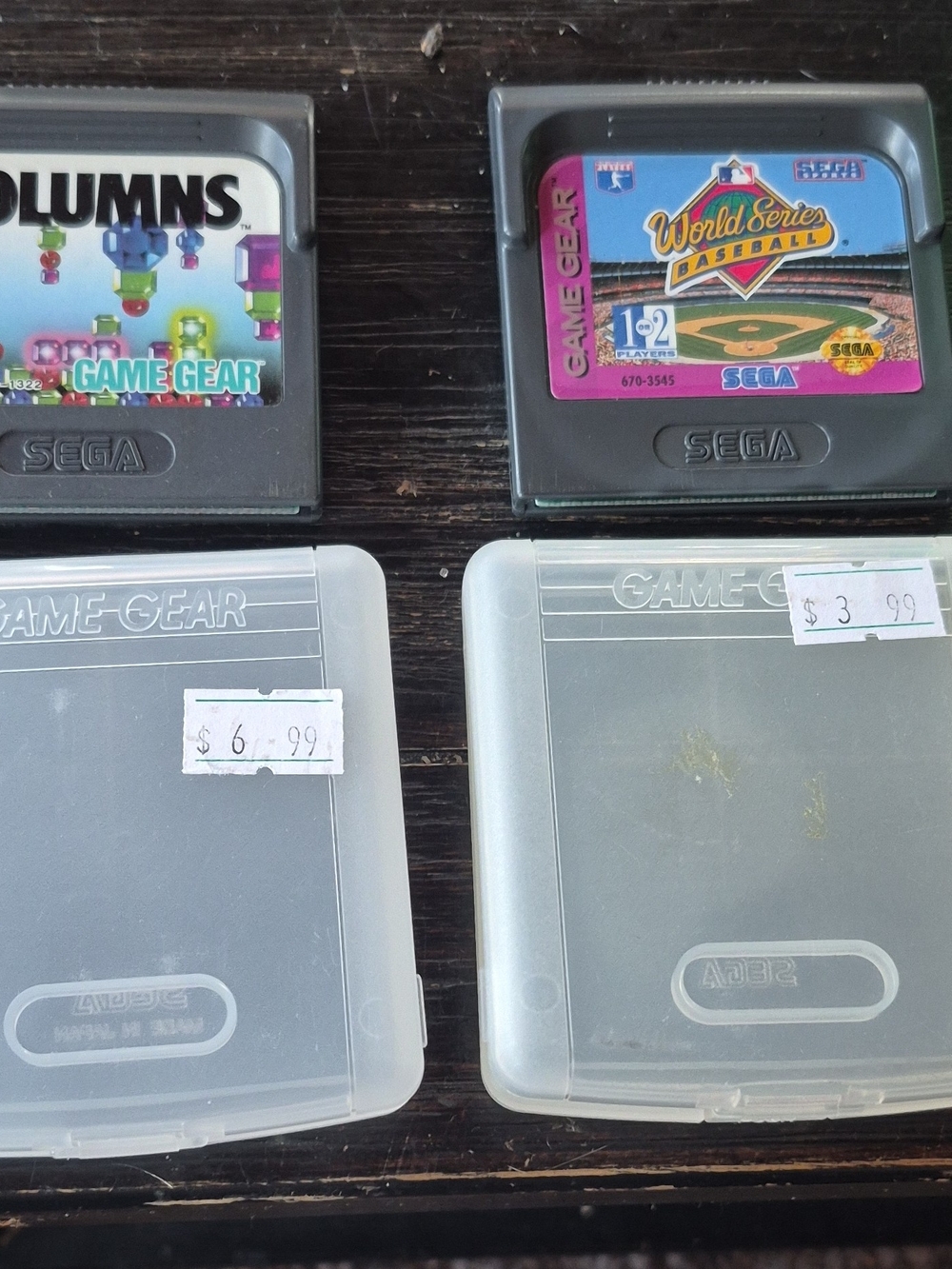 Sega Games With Protecting Cases
